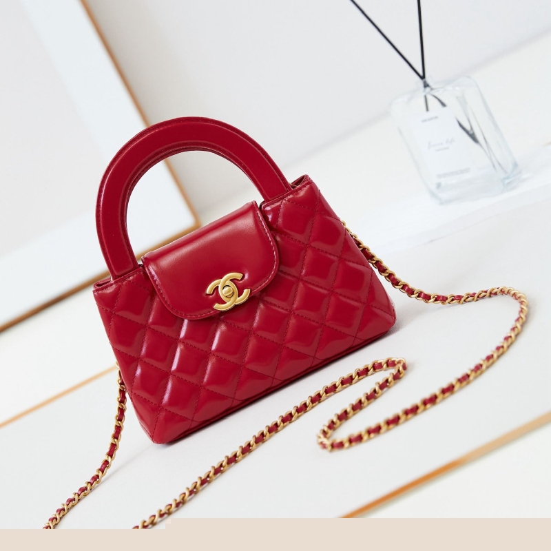 Ch*el top handle bags